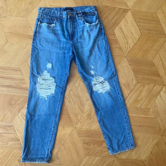 NWT J Brand Tate Senska Destruct Distressed Boyfriend Jean - Picture 2 of 10